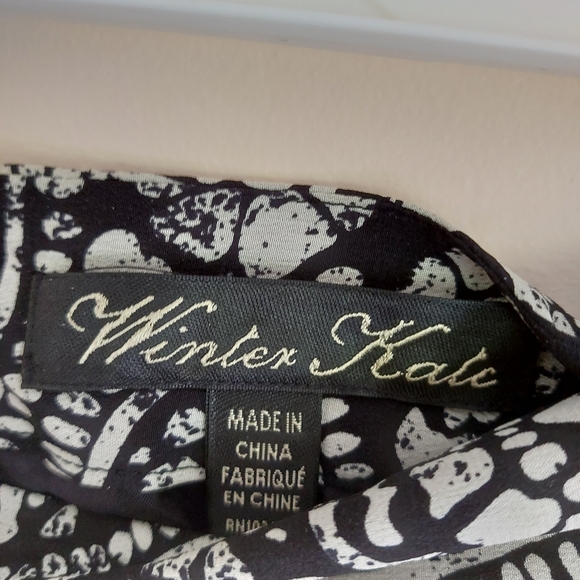 Winter Kate High Low Silk Skirt - Picture 4 of 5